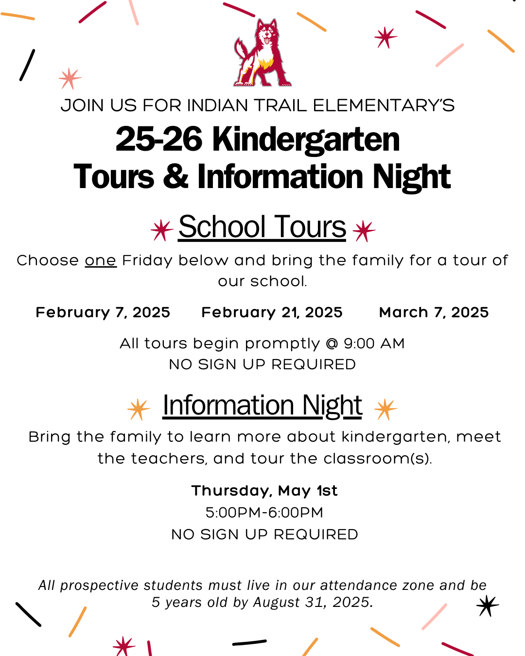 Kindergarten Flyer 2025 Kindergarten Flyer 2025